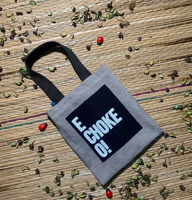 'E Choke O!" Tote Bag